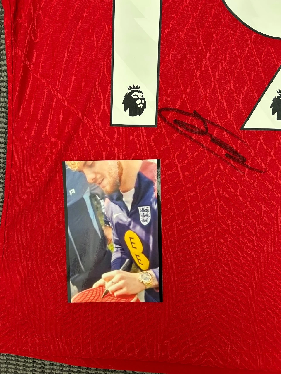 Camisa autografada Harvey Elliott, Liverpool – photo 2